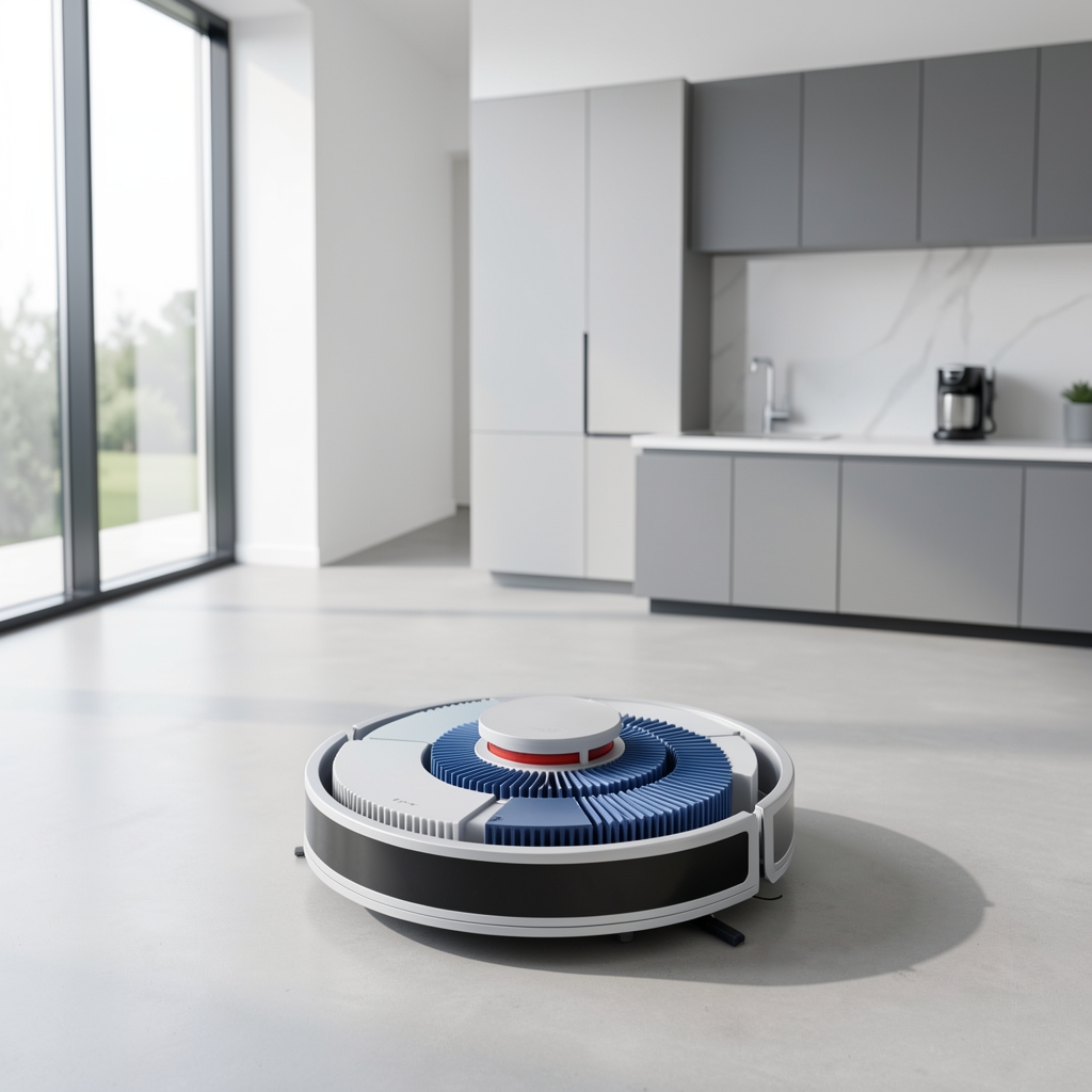 Eufy X9 Pro robot süpürge döner paspas modülleri görünür şekilde