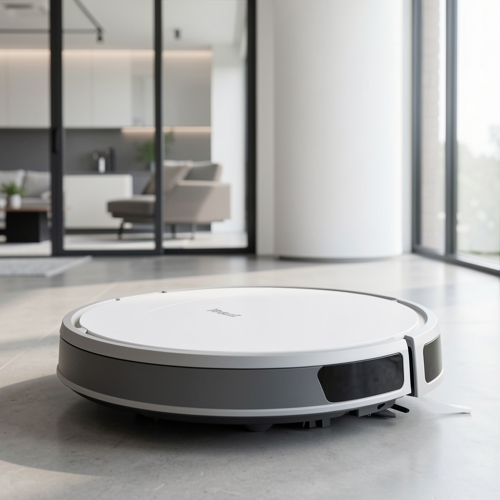 iRobot Roomba j9+ Combo robot süpürge yan profil görünümü