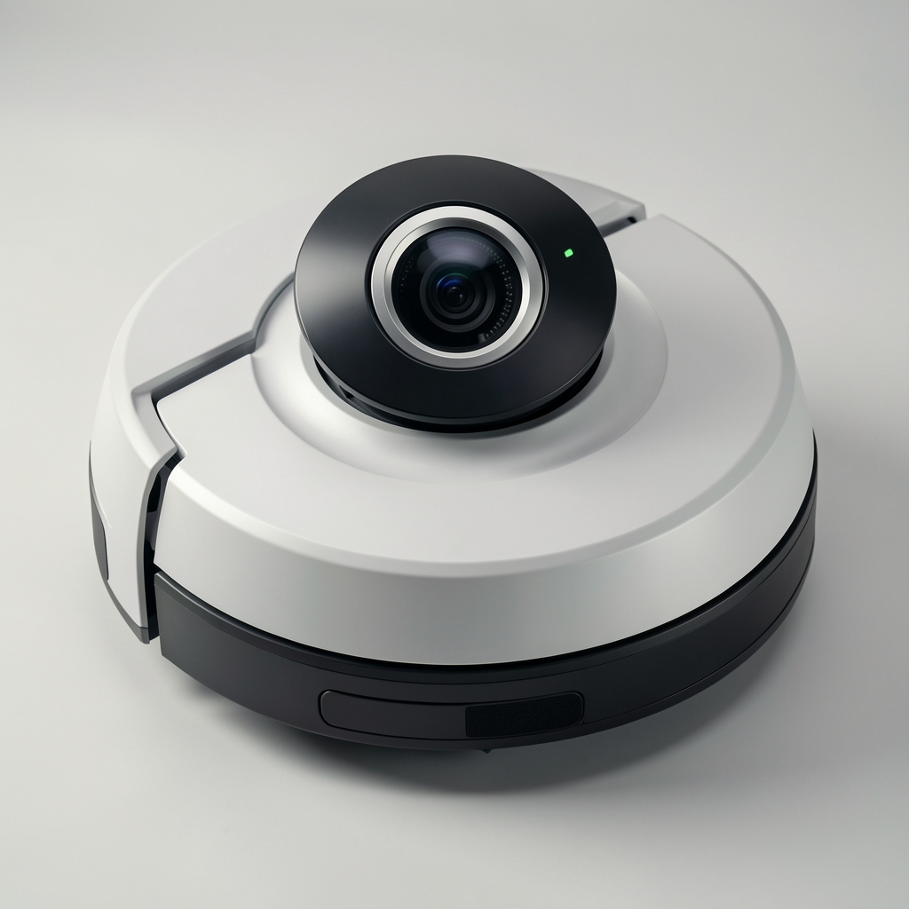 Samsung Jet Bot AI+ robot süpürge dairesel gövde üst kamera modülü
